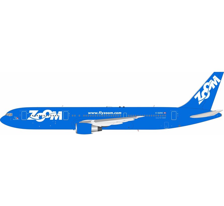 B767-300ER Zoom Airlines C-GZNC 1:200 with stand