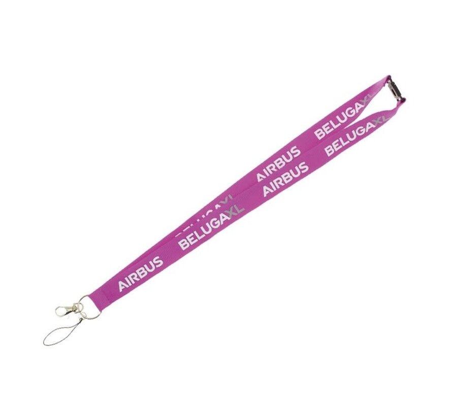 Lanyard Beluga XL Wide Pink