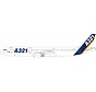 A321 Airbus original house livery F-WWIB 1:200 with stand