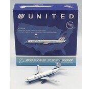 C Models B737-300 United Airlines Blue Tulip livery last flight N331UA 1:400