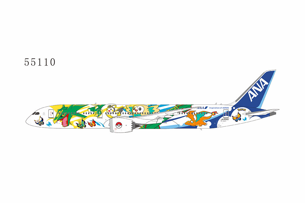 B787-9 Dreamliner ANA All Nippon Airways Pikachu Jet NH livery