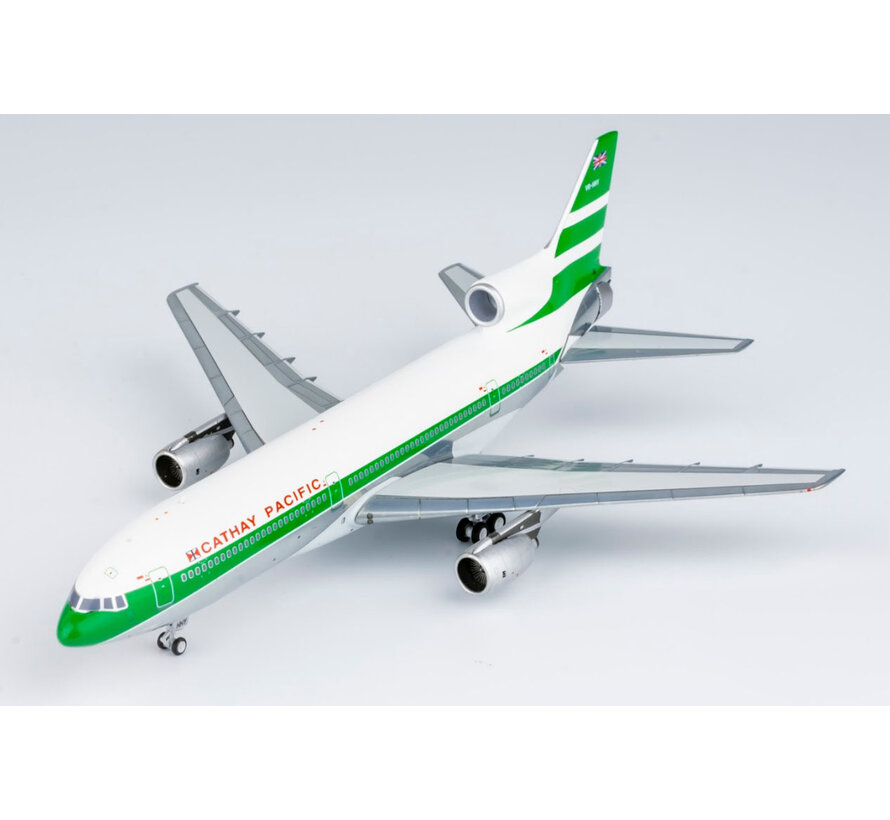 L1011-1 Cathay Pacific Airways 1970s green tail livery with Union Jack VR-HHY 1:400
