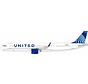 A321neo United Airlines Blue evolution livery 1:200 with stand