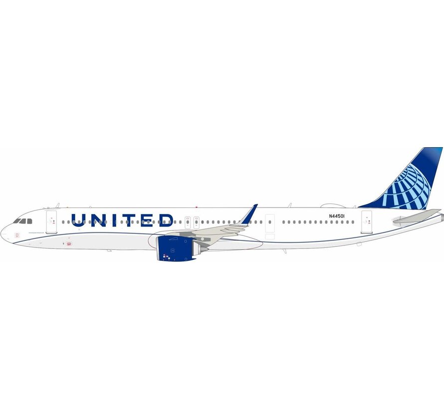 A321neo United Airlines 2019 livery 1:200 with stand  +preorder+