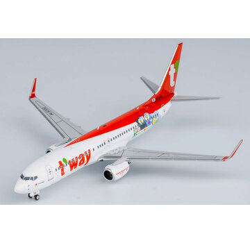 NG Models B737-800W T'Way Air MasterCard livery HL8306 1:400