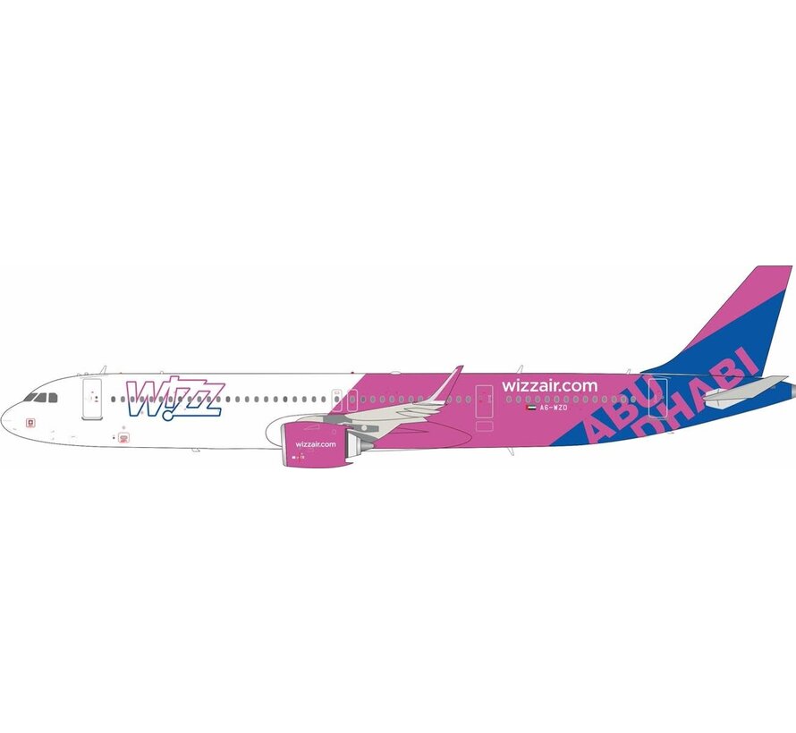 A321neo Wizz Air Abu Dhabi A6-WZD 1:200 with stand +preorder+