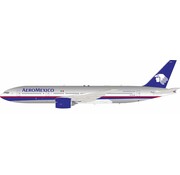 InFlight B777-200ER AeroMexico N745AM 1:200 polished with stand  +preorder+