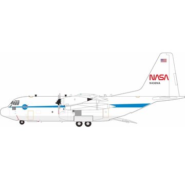InFlight HC130H Hercules NASA N436NA 1:200 with stand