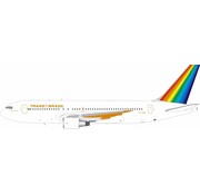 InFlight B767-200 Trans Brasil rainbow tail livery PT-TAB 1:200 with stand  +preorder+