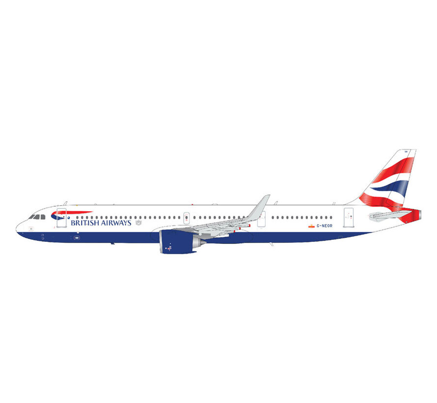 A321neo British Airways G-NEOR  1:200 with stand