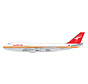 B747-200B(M) Qantas Airways VH-ECB City of Swan Hill 1980s livery 1:200 with stand