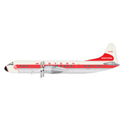 Gemini Jets L188A Electra Western Airlines  N7139C 1959 livery 1:200 polished belly with stand