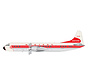 L188A Electra Western Airlines  N7139C 1959 livery 1:200 polished belly with stand