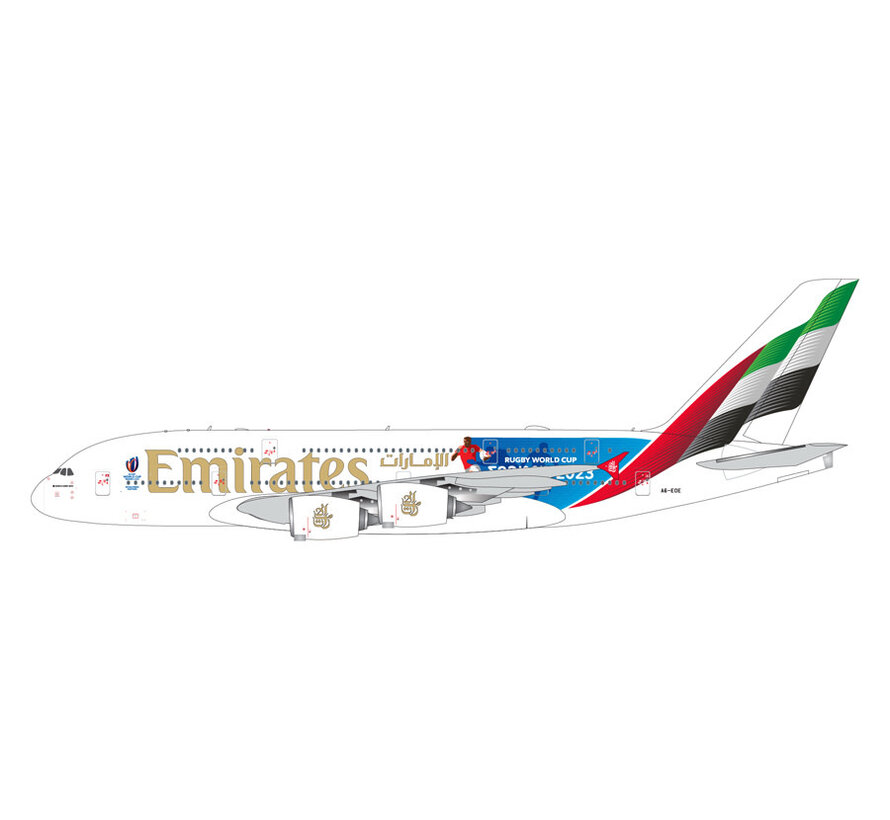A380-800 Emirates A6-EOE Rugby World Cup 2023 1:400
