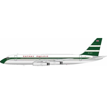 InFlight CV880 Cathay Pacific green tail stripe livery VR-HFY 1:200 polished with stand