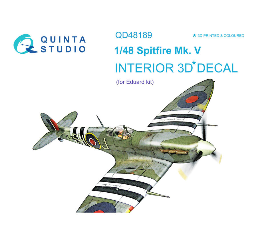 Spitfire Mk.Vb/Vc EAGLE'S CALL Dual Combo 1:48 with QUINTA 3D printed parts added