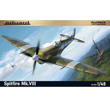 Eduard Spitfire Mk.VIII Profipack 1:48 with added detail parts
