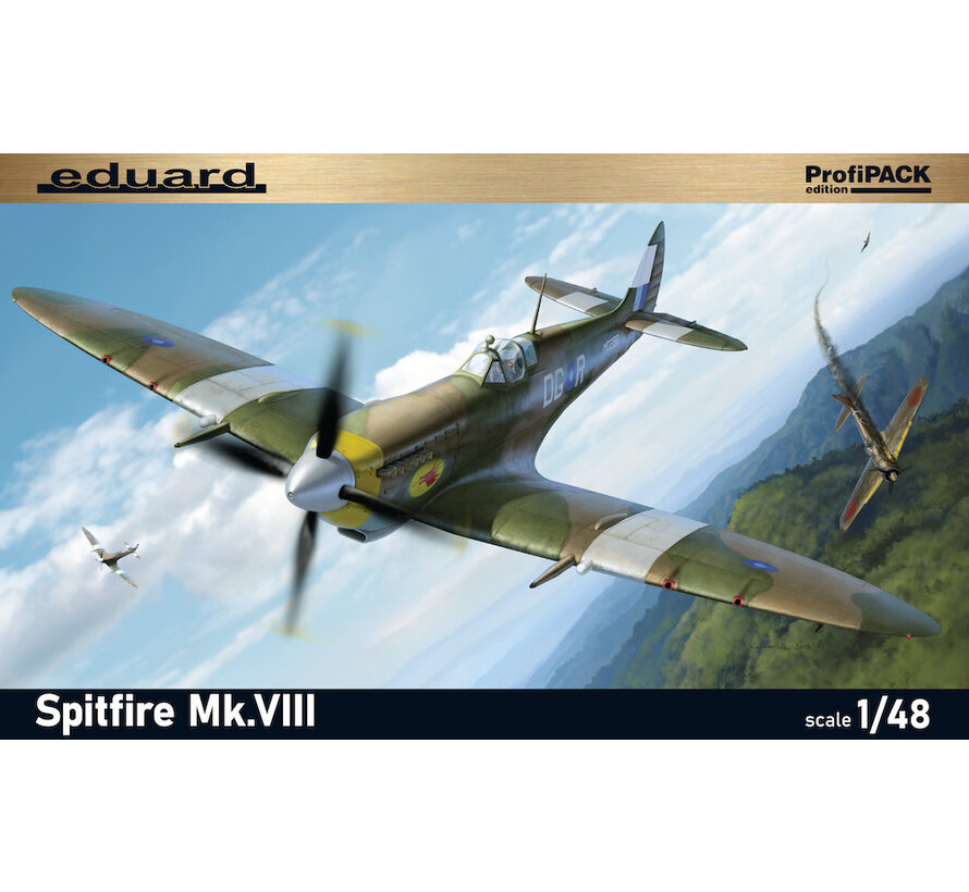 Spitfire Mk.VIII Profipack 1:48 with added detail parts