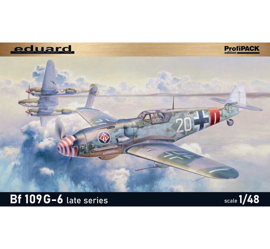 Bf109G-6 late series ProfiPACK 1:48 with added aftermarket parts