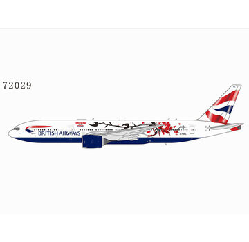 NG Models B777-200ER British Airways Great Festival of Creativity G-YMML 1:400 Trent 800 engines