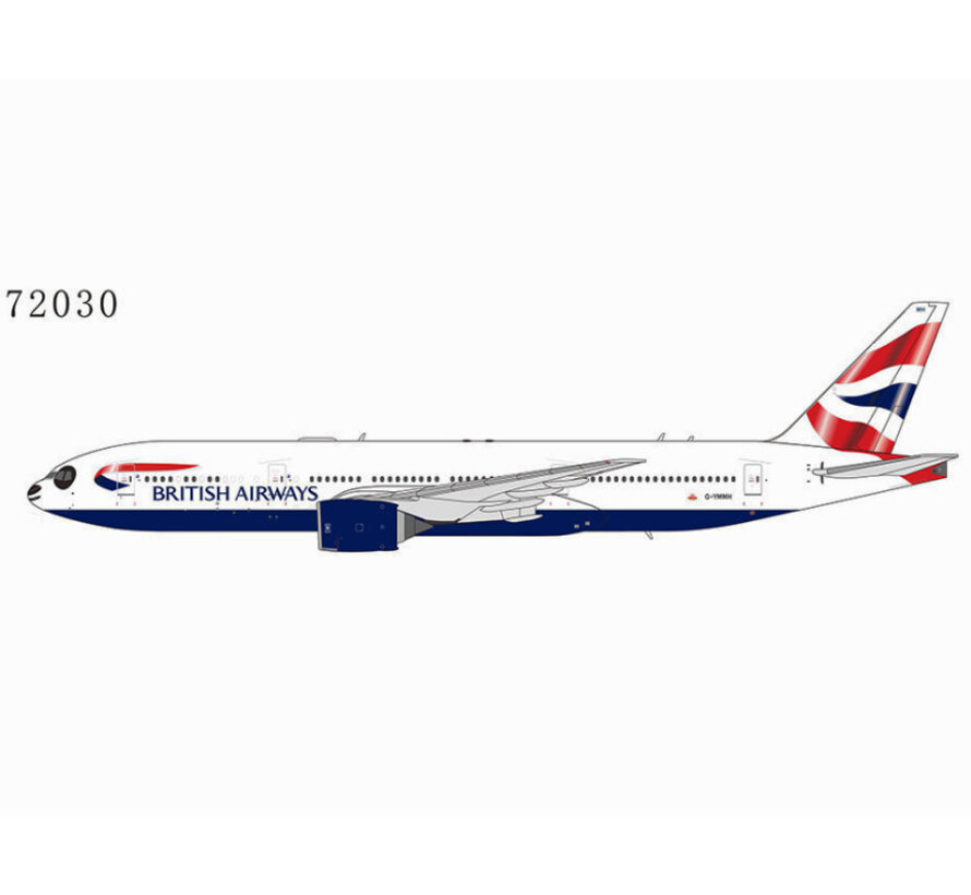 B777-200ER British Airways Panda flight G-YMMH 1:400 Trent 800 engines