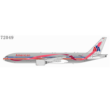 NG Models B777-200ER American Airlines AA Breast Cancer pink ribbon N759AN 1:400 polished