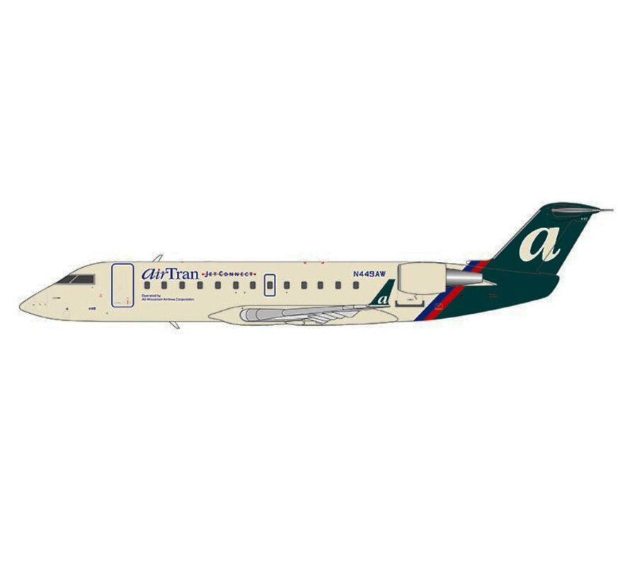 CRJ-200LR AirTran JetConnect final livery N445AW 1:200