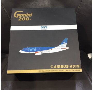 Gemini Jets A319 BMI BRITISH MIDLAND  G-DBCD 1:200**Discontinued**