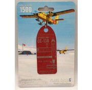 Plane Chains CC138 DHC-6 Twin Otter 13805 RCAF 440 Squadron red aircraft skin tag