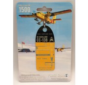 Plane Chains CC138 DHC-6 Twin Otter 13805 RCAF 440 Squadron yellow  / black aircraft skin tag