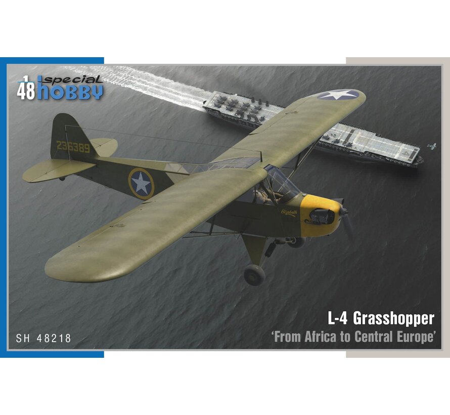 Piper L-4 Grasshopper 'From Africa to Central Europe' 1:48 New 2023