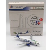 JC Wings A320P2F Airbus D-AAES ST Engineering World's 1st A320 P2F 1:400