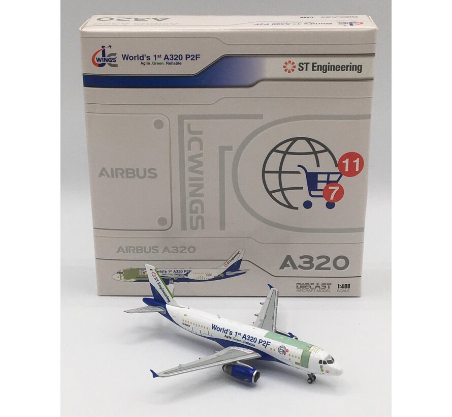 A320P2F Airbus D-AAES World's 1st A320 P2F 1:400