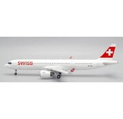 JC Wings A321neo Swiss HB-JPB 1:200 with stand