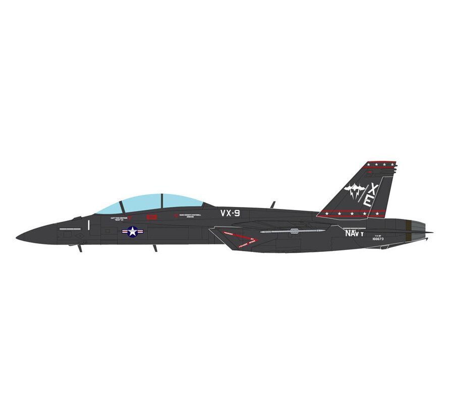 FA18F Super Hornet VX-9 Vandy 1 black livery 166673 U.S. Navy 1:72
