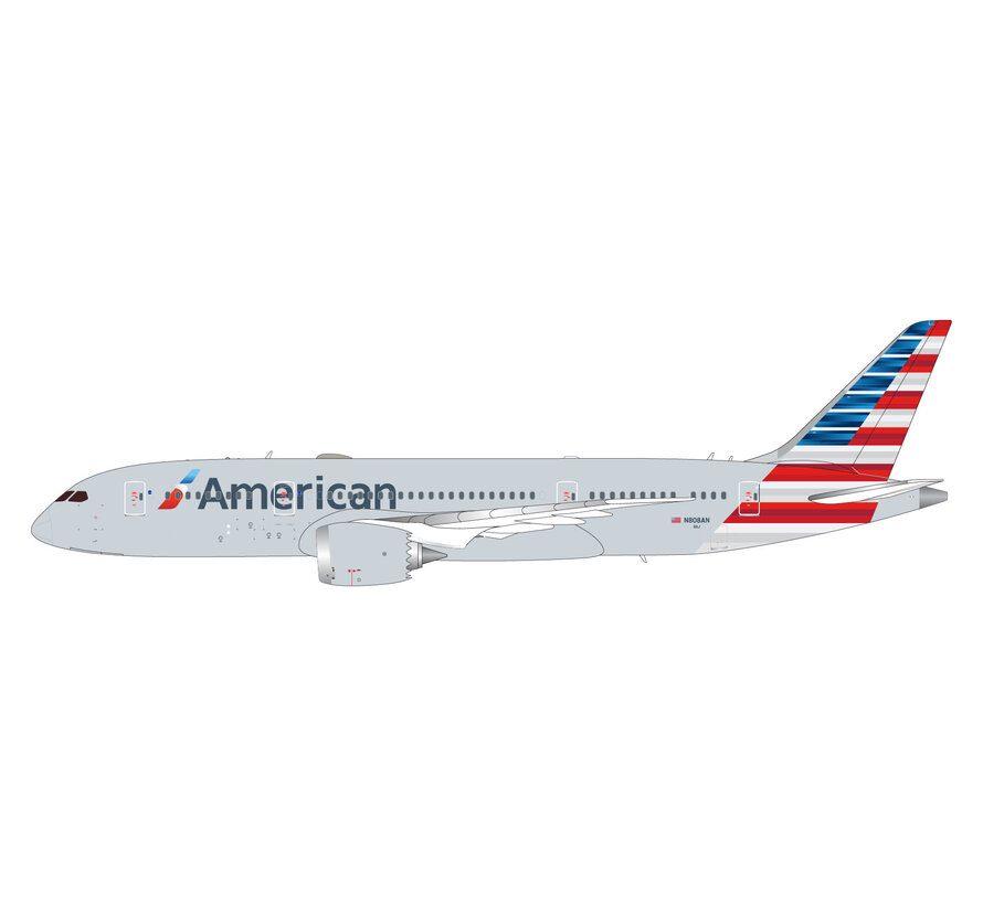 B787-8 American Airlines N808AN 1:200 with stand