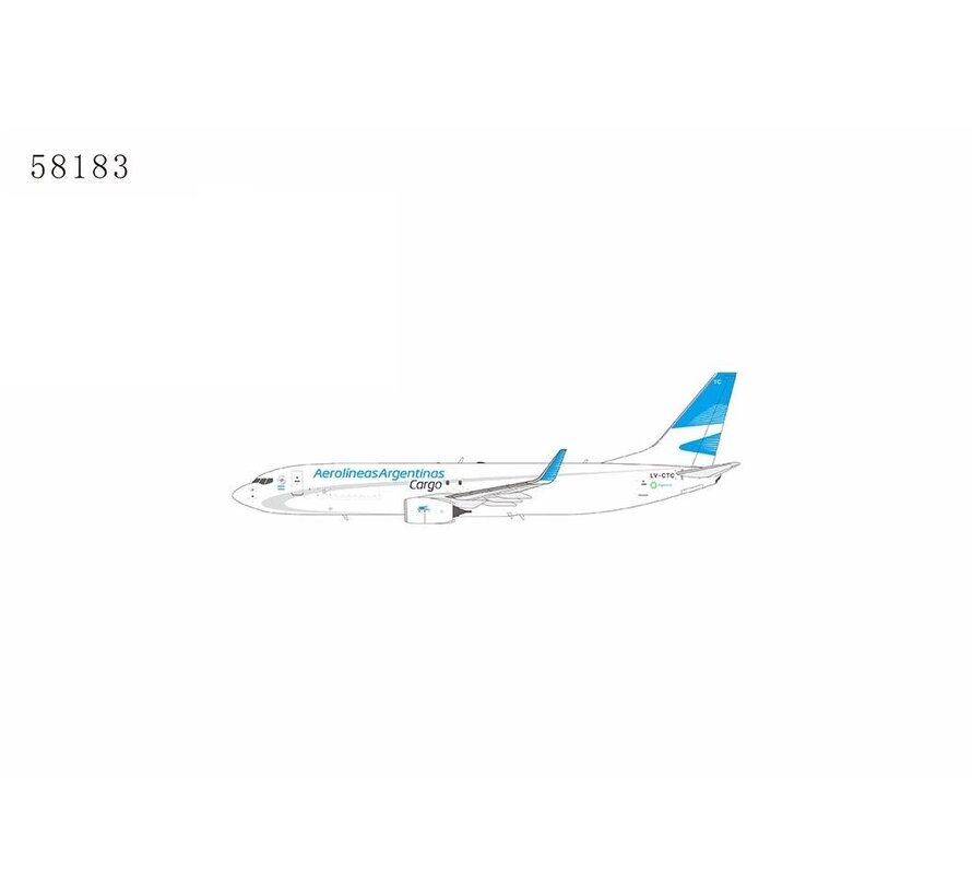 B737-800SFW Aerolineas Argentinas Cargo LV-CTC 1:400 winglets