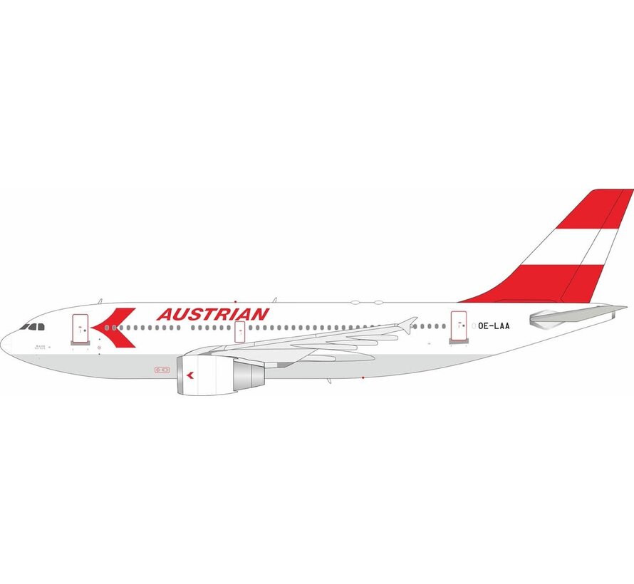 A310-300 Austrian Airlines OE-LAA 1:200 with stand