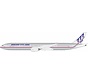 B777-300 Boeing House bare metal N5014K 1:200 polished with stand