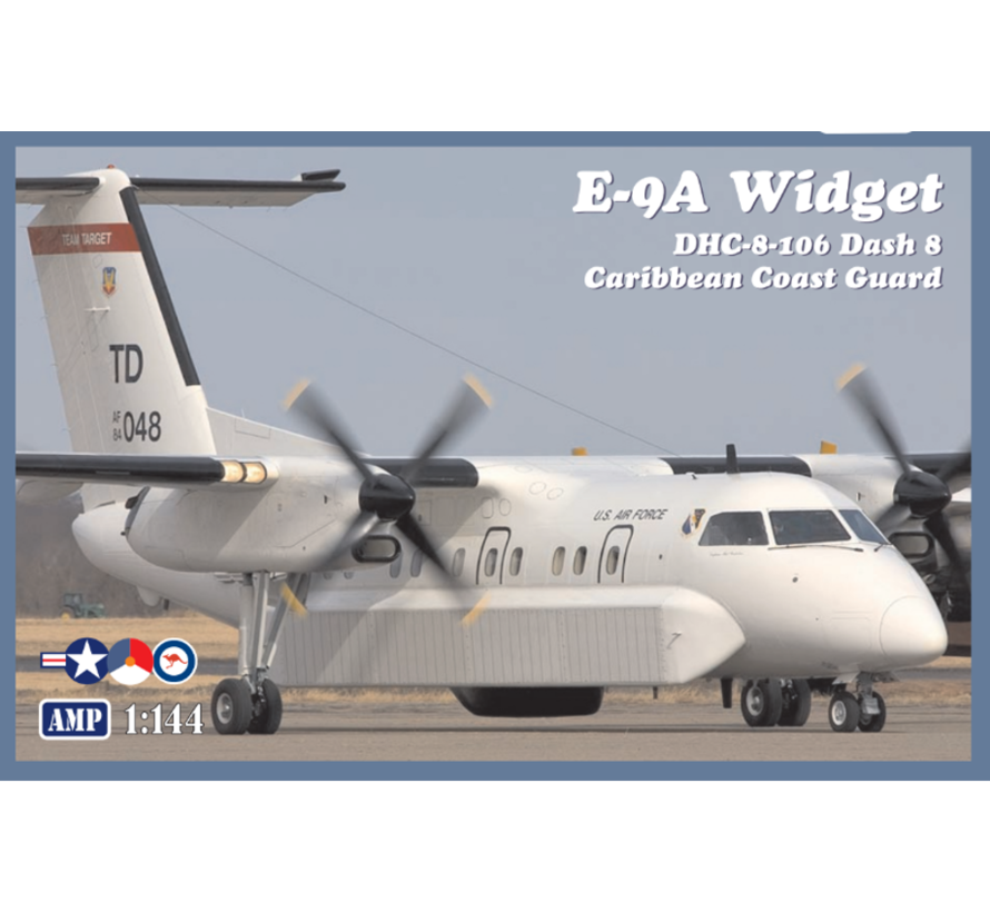 AMP E-9A USAF Widget TD / dash-8-100  Caribean Coast Guard 1:144