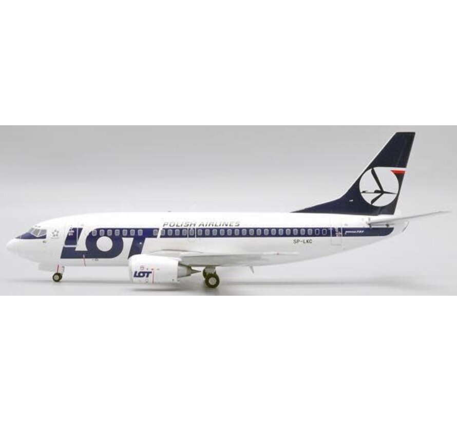 B737-500 LOT Polish Airlines SP-LKC 1:200 with stand
