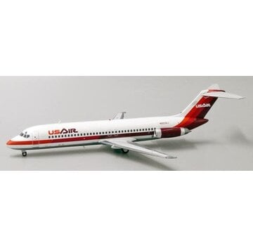JC Wings DC9-30 US Air maroon white livery N933VJ 1:200 with stand