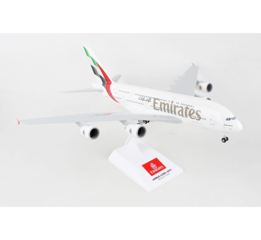 A380-800 Emirates 2023 livery 1:200 with stand