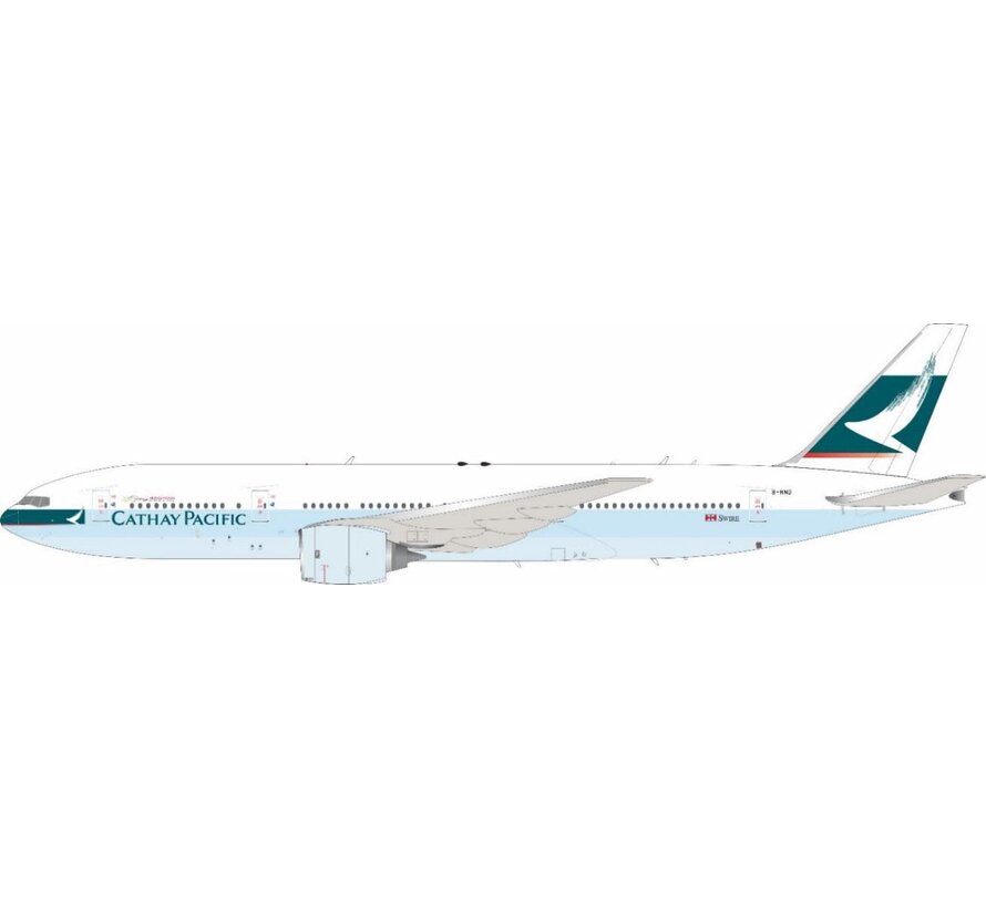 B777-200 Cathay Pacific 1994 livery B-HND 1:200 with stand