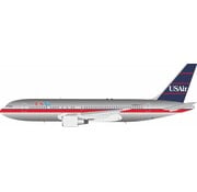 InFlight B767-200ER US Air red / blue livery N648US 1:200 polished with stand