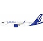 A320neo Aegean Airlines 2020 livery SX-NEE 1:200 with stand