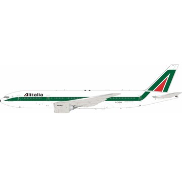 InFlight B777-200ER Alitalia old livery I-DISD 1:200 with stand