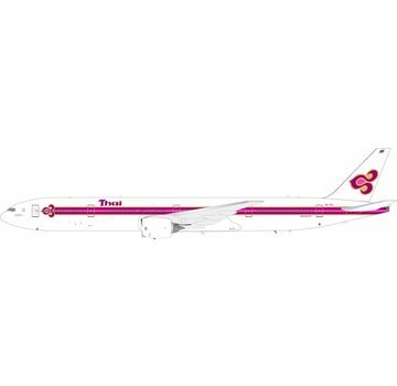 InFlight B777-300 Thai Airways old livery HS-TKF 1:200 with stand