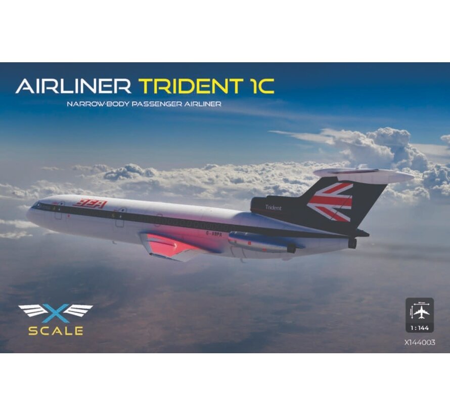 X-SCALE HS121 Trident 1C British Airways/BEA 1:144