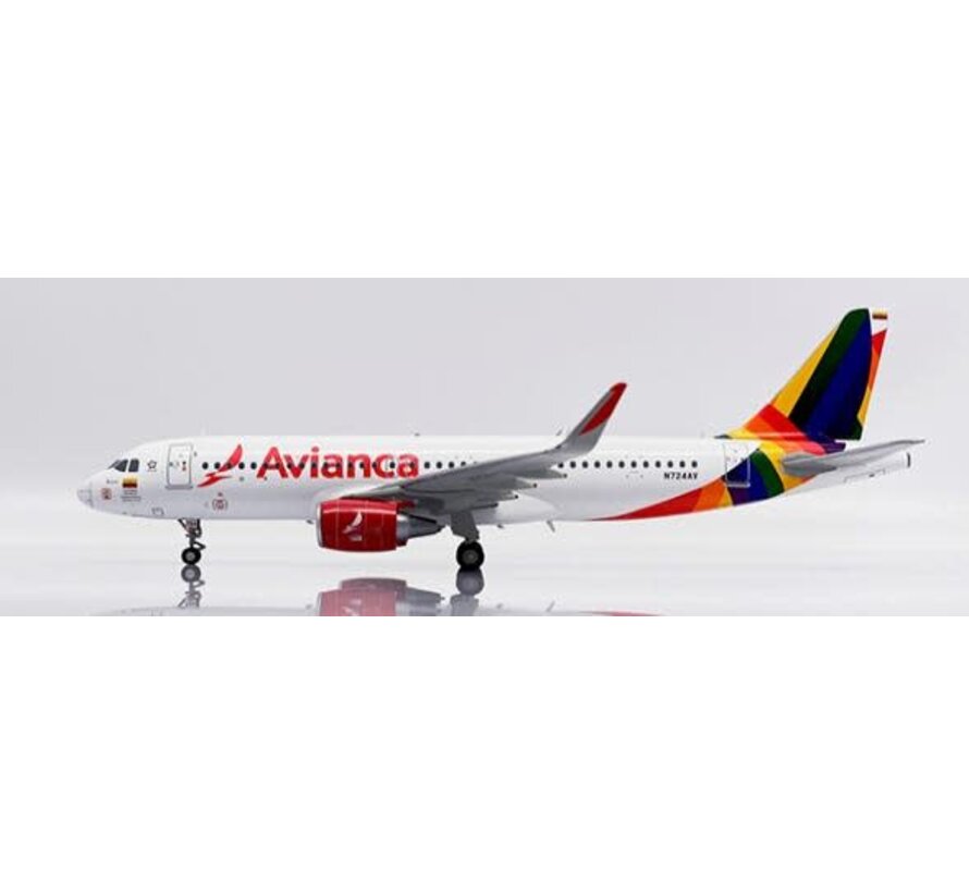 A320 Avianca Pride livery N724AV 1:200 with stand